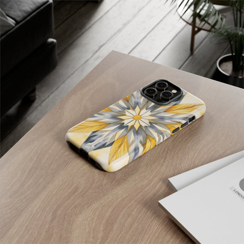 Sunshine Bloom Mosaic - Impact Resistant Phone Case